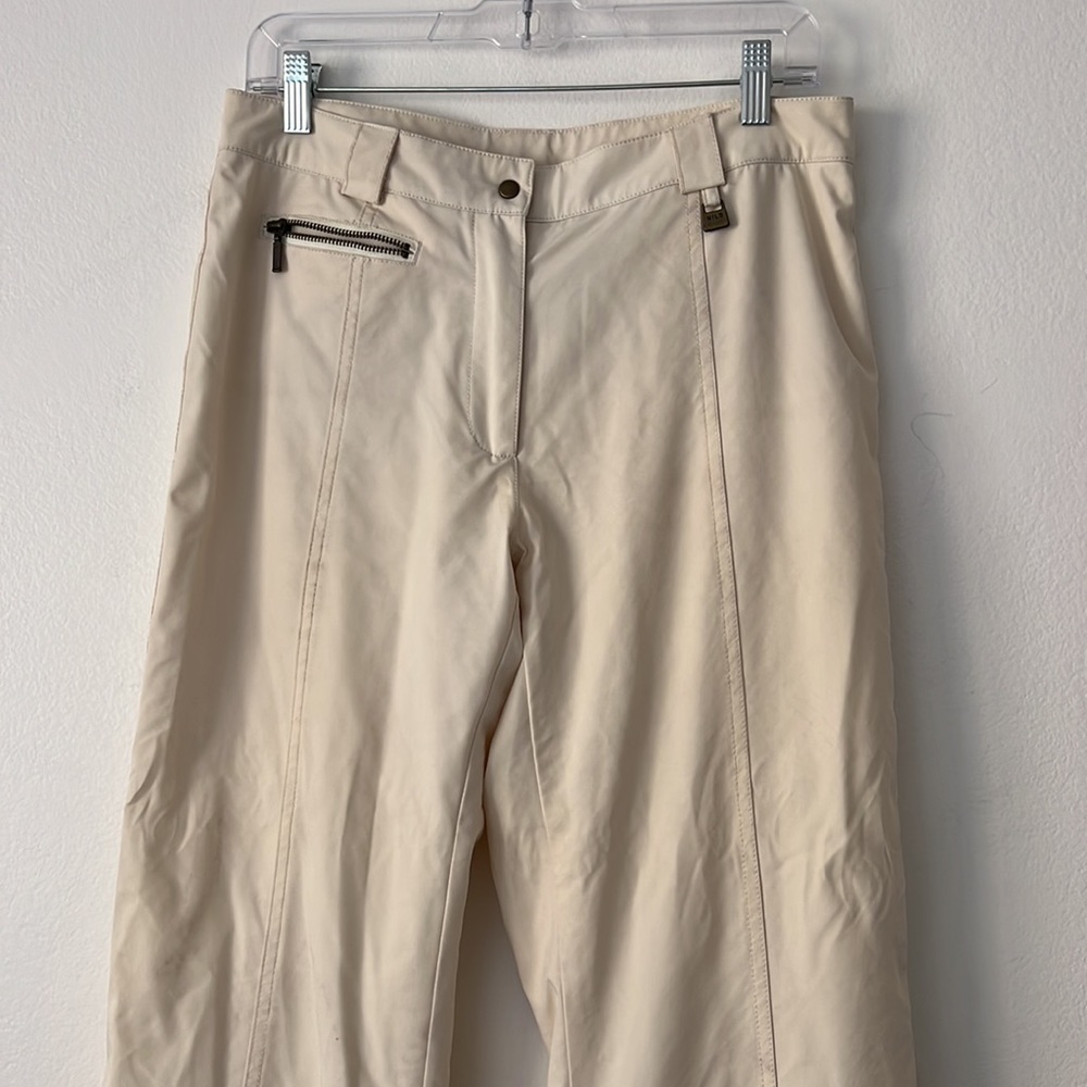 NILS Women Ski Pants Size 10 Cream Color - Picture 2 of 7